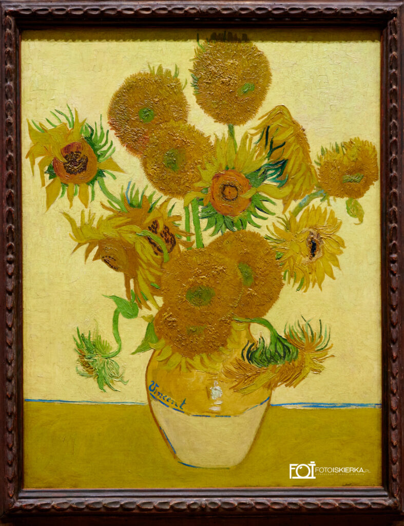 Fotoiskierka, Galeria Narodowa (The National Gallery) w Londynie. Słoneczniki Van Gogh