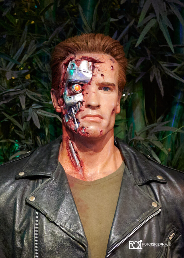 Fotoiskierka, Anglia Londyn, Muzeum Madame Tussauds, Arnold Schwarzenegger, Terminator