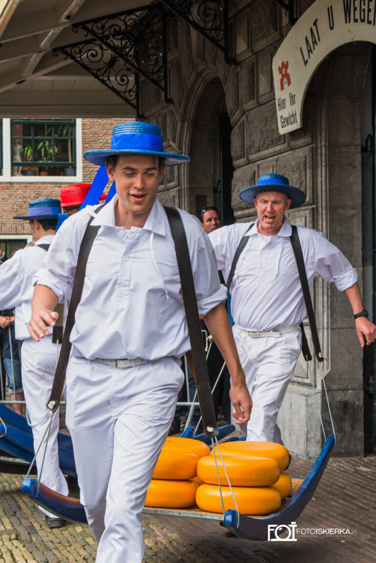 Nederland Alkmar Holandia targ sery fotoiskierka