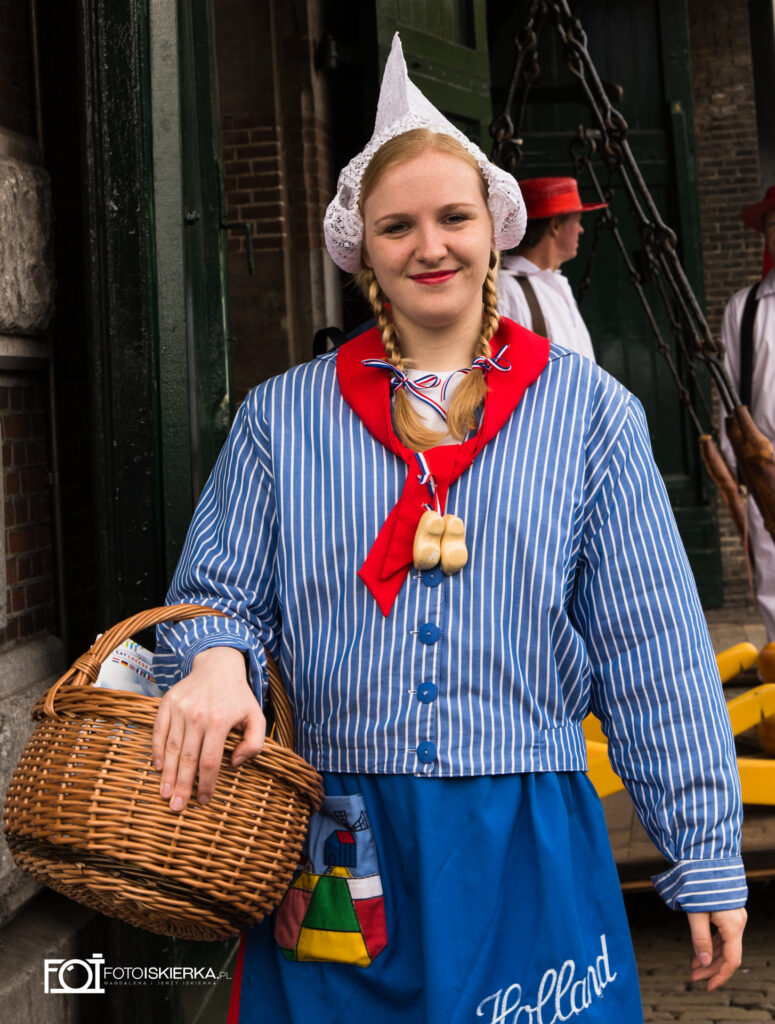 Nederland Alkmar Holandia targ sery fotoiskierka