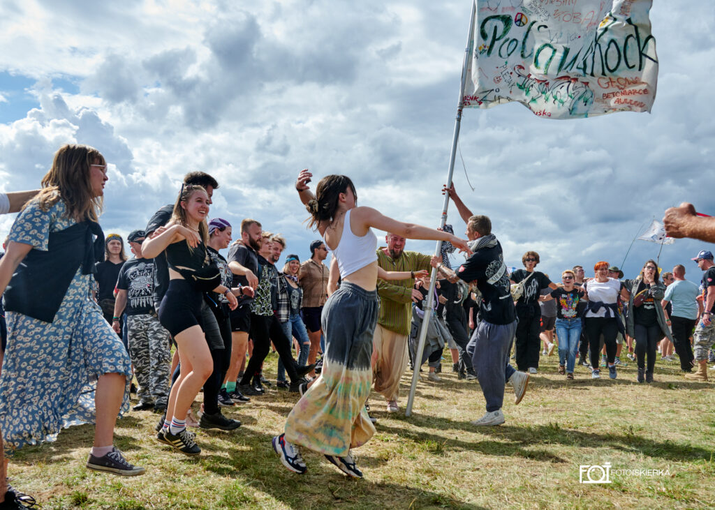 Uczestnicy festiwalu Poland Rock