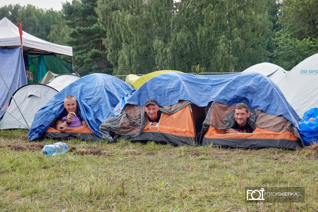 Uczestnicy Poland Rock Festiwal i ich obozowisko