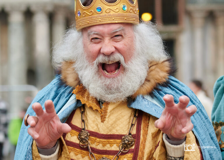 Italia Wenecja Karnawał Królowie. Italia Venice Carnival Kings