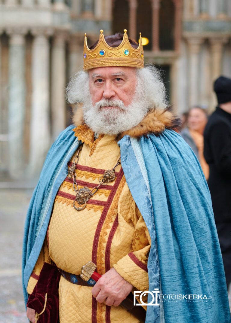 Italia Wenecja Karnawał Królowie. Italia Venice Carnival Kings