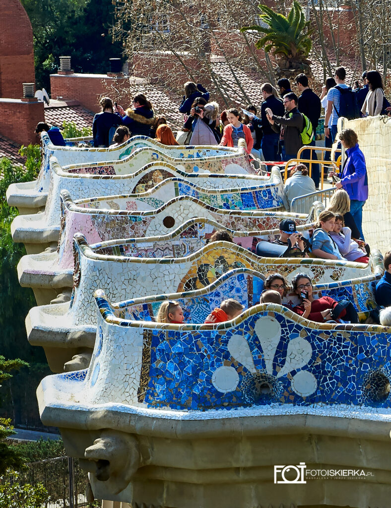 Barcelona Hiszpania Park Guell