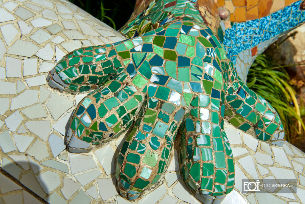 Barcelona Hiszpania Park Guell