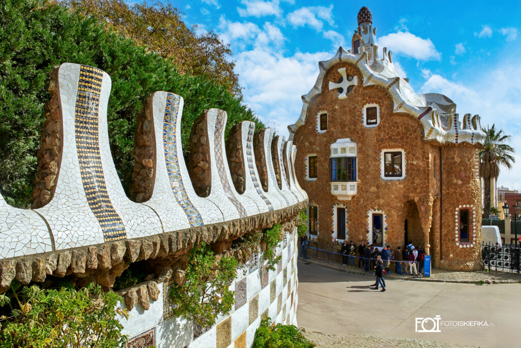 Barcelona Hiszpania Park Guell
