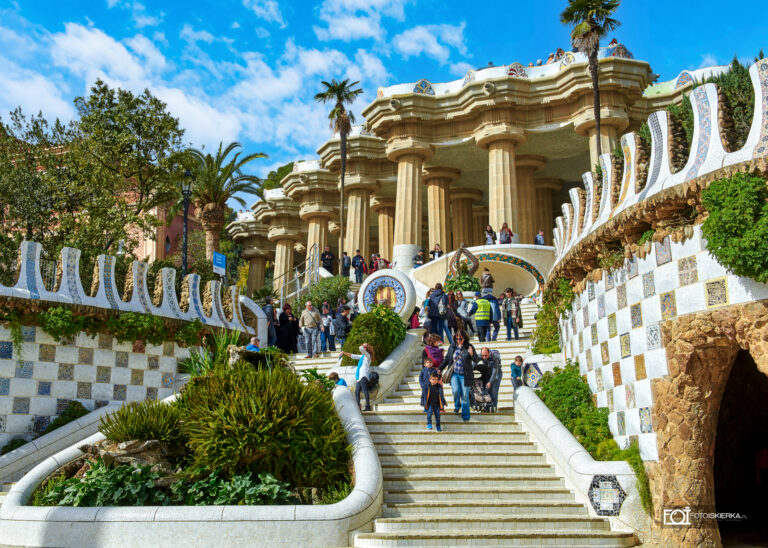 Barcelona Hiszpania Park Guell