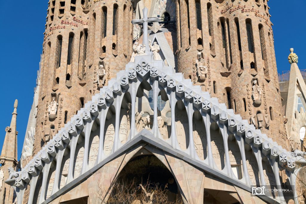 Sagrada Familia Barcelona Fasada Męki