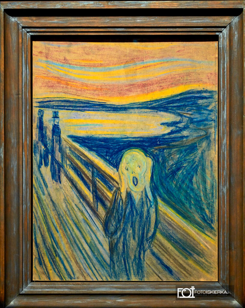 Oslo Norwegia Oslofjorden Krzyk Muzeum Muncha