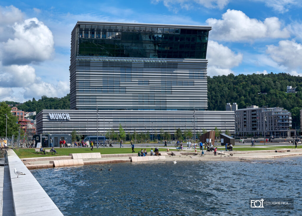 Oslo Norwegia Oslofjorden Krzyk Muzeum Muncha